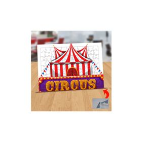 Asilmeydan 433132791 99 Parça Renkli Sirk Alanı Puzzle Yapboz Tablo