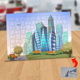Asilmeydan 433134300 99 Parça Şehrin Plazaları Puzzle Yapboz Tablo