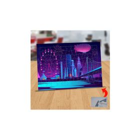 Asilmeydan 433149298 99 Parça Şehrin Gece Yaşamı Puzzle Yapboz Tablo