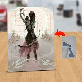 Asilmeydan 433203235 99 Parça Sisler Arasında Elf Kızı Puzzle Yapboz Tablo