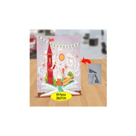 Asilmeydan 433203928 99 Parça Kitaptan Çıkan Dünya Puzzle Yapboz Tablo