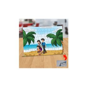 Asilmeydan 433206453 99 Parça Deniz Kenarında Aile Puzzle Yapboz Tablo