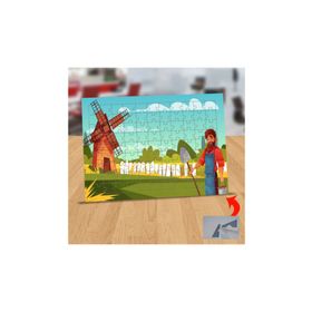 Asilmeydan 433211235 99 Parça Yeldeğirmeni Işçisi Puzzle Yapboz Tablo