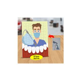 Asilmeydan 433214921 99 Parça Erkek Diş Doktoru Puzzle Yapboz Tablo