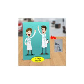 Asilmeydan 433238166 99 Parça Neşeli Doktorlar Puzzle Yapboz Tablo