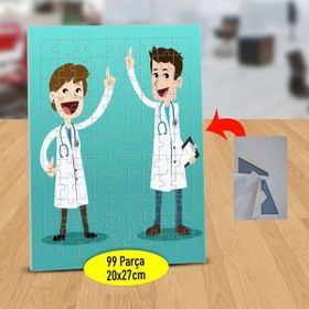 Asilmeydan 433238166 99 Parça Neşeli Doktorlar Puzzle Yapboz Tablo