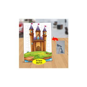Asilmeydan 433245921 99 Parça Iskeleli Şato Yolu Puzzle Yapboz Tablo