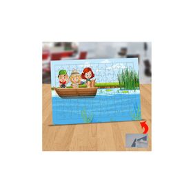 Asilmeydan 433248666 99 Parça Teknede Arkadaşlar Puzzle Yapboz Tablo