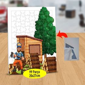 Asilmeydan 433257038 99 Parça Ormanda Oduncu Adam Puzzle Yapboz Tablo