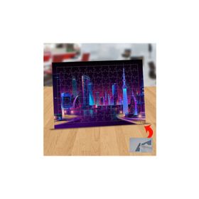 Asilmeydan 433412112 99 Parça Şehirde Gece Işıkları Puzzle Yapboz Tablo