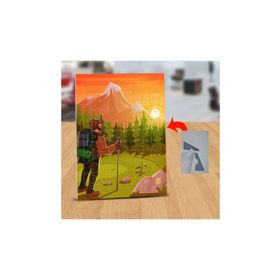 Asilmeydan 433421709 99 Parça Gün Batımında Dağcı Puzzle Yapboz Tablo