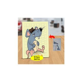 Asilmeydan 433422344 99 Parça Karnı Şişen Fare Puzzle Yapboz Tablo