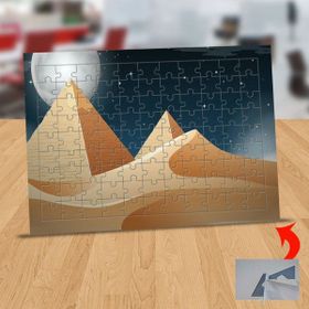 Asilmeydan 433433142 99 Parça Dolunay Gecesi Çöl Puzzle Yapboz Tablo