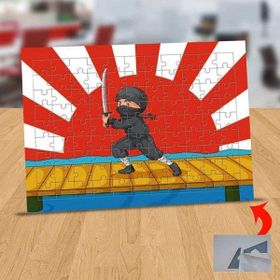 Asilmeydan 433433498 99 Parça Iskelede Ninja Puzzle Yapboz Tablo