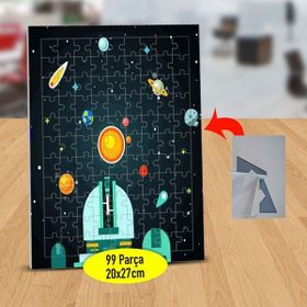 Asilmeydan 433434001 99 Parça Kuş Bakışı Gezegenler Puzzle Yapboz Tablo