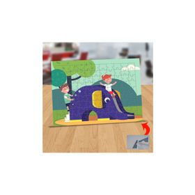 Asilmeydan 433435559 99 Parça Parkta Oynayan Çocuklar Puzzle Yapboz Tablo