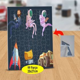 Asilmeydan 433435888 99 Parça Insanlar Ve Araçları Puzzle Yapboz Tablo