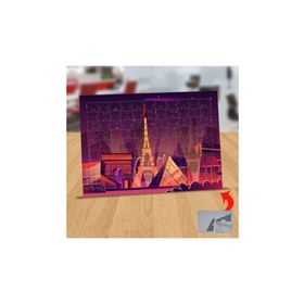 Asilmeydan 433438798 99 Parça Işıklı Paris Gecesi Puzzle Yapboz Tablo
