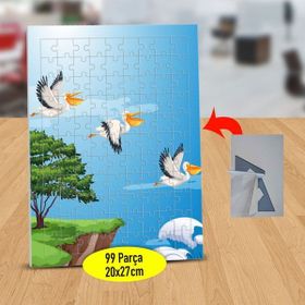 Asilmeydan 433440479 99 Parça Uçuşan Leylekler Puzzle Yapboz Tablo