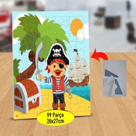 Asilmeydan 433445747 99 Parça Hazine Avcısı Korsan Puzzle Yapboz Tablo