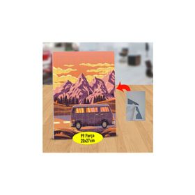 Asilmeydan 433503030 99 Parça Gün Batımında Dağlar Puzzle Yapboz Tablo