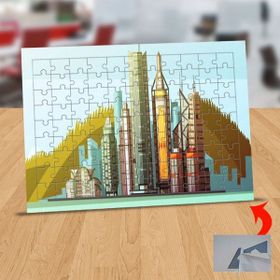 Asilmeydan 433505492 99 Parça Tasarım Uzun Plazalar Puzzle Yapboz Tablo