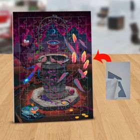 Asilmeydan 433510005 99 Parça Çeşmeden Su Içen Kuşlar Puzzle Yapboz Tablo