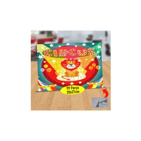 Asilmeydan 433579822 99 Parça Neşeli Sirk Aslanı Puzzle Yapboz Tablo