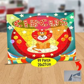 Asilmeydan 433579822 99 Parça Neşeli Sirk Aslanı Puzzle Yapboz Tablo