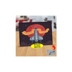 Asilmeydan 433741246 99 Parça Marsa Giden Roket Puzzle Yapboz Tablo