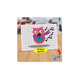 Asilmeydan 433768194 99 Parça Şarkı Söyleyen Baykuş Puzzle Yapboz Tablo