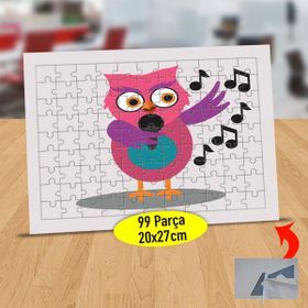 Asilmeydan 433768194 99 Parça Şarkı Söyleyen Baykuş Puzzle Yapboz Tablo