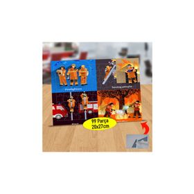 Asilmeydan 433790134 99 Parça Itfaiye Ekibi Çalışmaları Puzzle Yapboz Tablo