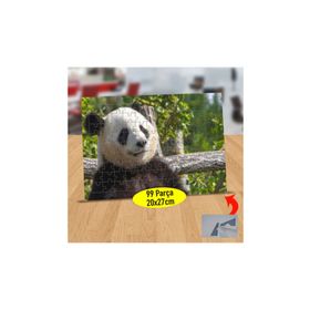 Asilmeydan 433805335 99 Parça Gülümseyen Panda Puzzle Yapboz Tablo