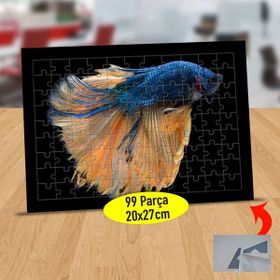 Asilmeydan 433809346 99 Parça Yarım Ay Balığı Puzzle Yapboz Tablo
