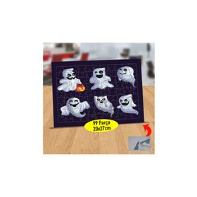Asilmeydan 433812628 99 Parça Korkutucu Hayaletler Puzzle Yapboz Tablo