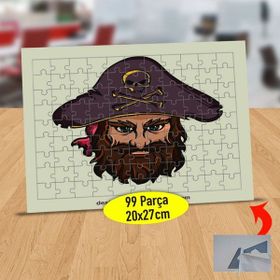 Asilmeydan 433822706 99 Parça Kötü Korsan Kaptan Puzzle Yapboz Tablo