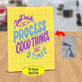 Asilmeydan 433823344 99 Parça Good Things Yazılı Puzzle Yapboz Tablo