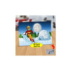 Asilmeydan 433859525 99 Parça Kayak Yapan Adam Puzzle Yapboz Tablo