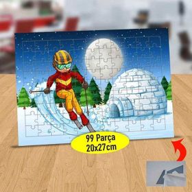 Asilmeydan 433859525 99 Parça Kayak Yapan Adam Puzzle Yapboz Tablo