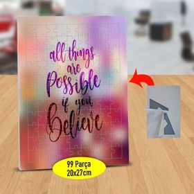 Asilmeydan 433864263 99 Parça All Always Are Yazılı Puzzle Yapboz Tablo