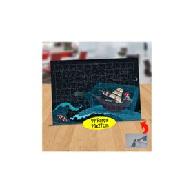 Asilmeydan 433879702 99 Parça Gemili Şişede Karakterler Puzzle Yapboz Tablo