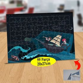 Asilmeydan 433879702 99 Parça Gemili Şişede Karakterler Puzzle Yapboz Tablo