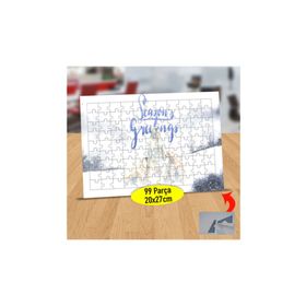 Asilmeydan 433881381 99 Parça Sevimli Kutup Ayıları Puzzle Yapboz Tablo