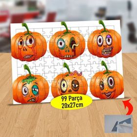 Asilmeydan 433885066 99 Parça Korkutucu Balkabakları Puzzle Yapboz Tablo