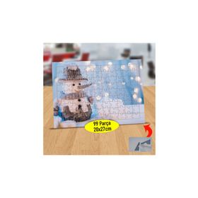 Asilmeydan 433885759 99 Parça Biblo Kardan Adam Puzzle Yapboz Tablo