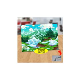 Asilmeydan 433888227 99 Parça Karlı Doğa Manzarası Puzzle Yapboz Tablo