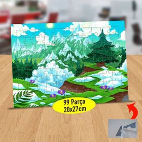 Asilmeydan 433888227 99 Parça Karlı Doğa Manzarası Puzzle Yapboz Tablo