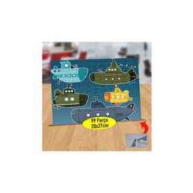 Asilmeydan 434076409 99 Parça Süper Denizaltılar Puzzle Yapboz Tablo