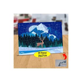 Asilmeydan 434091596 99 Parça Ormanda Dolaşan Geyik Puzzle Yapboz Tablo
